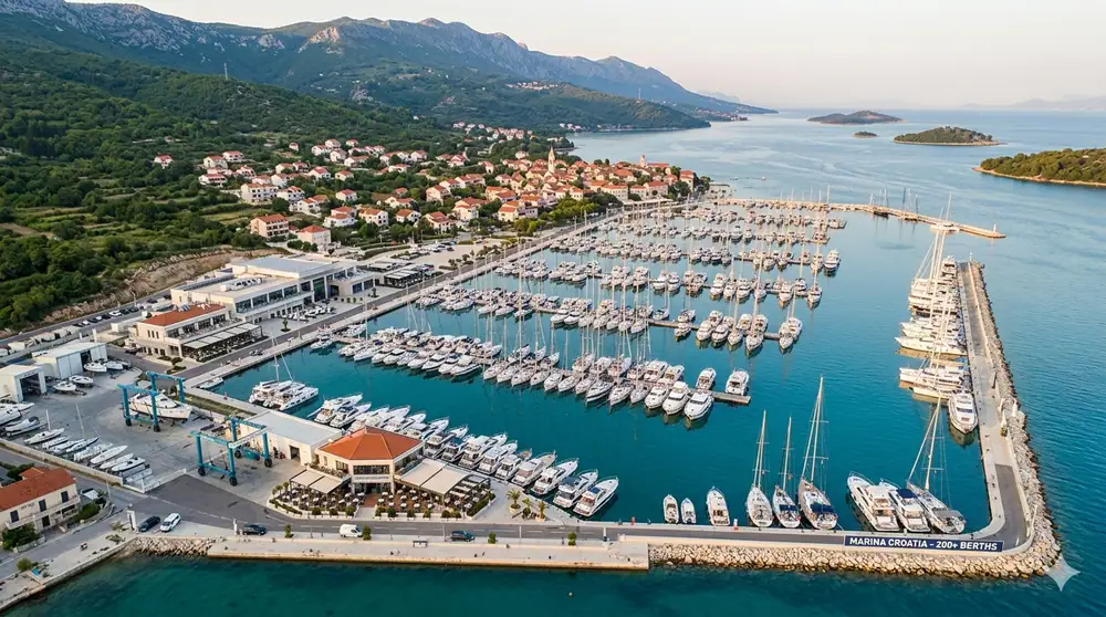 Luxury marina for sale in the area of Kvarner with cca. 200 places, for sale