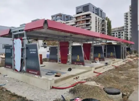Self-service car wash in Bratislava with 18% rendita