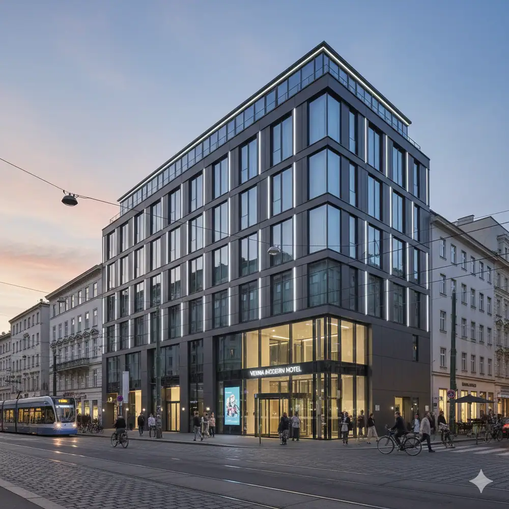 Hotel in the 7th district of Vienna with 4% rental yield