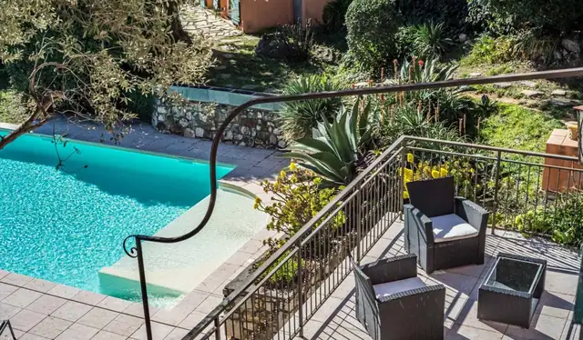 Villa with a pool and a sea view, Roquebrune-Cap-Martin