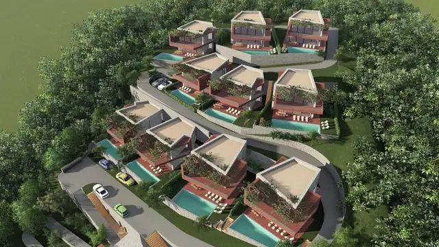 Investment project of seafront luxury condonimium construction in Rijeka suburb
